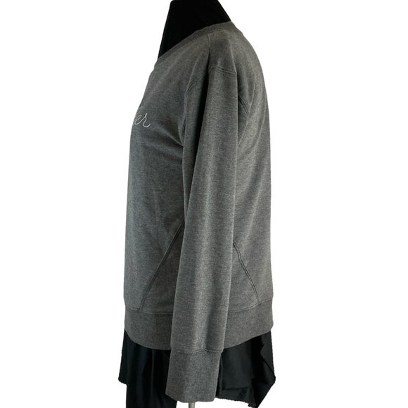 C&C California Come Together Ultra Soft Comfy Gray Sweatshirt Sz M Lightweight - Picture 4 of 15